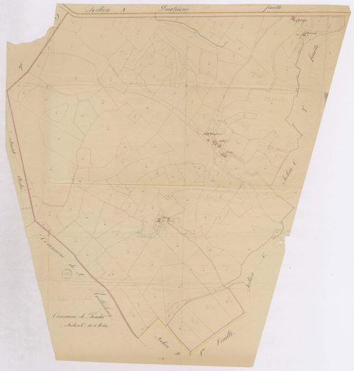 Biaudos - Section C, dite de Matery, 1re feuille