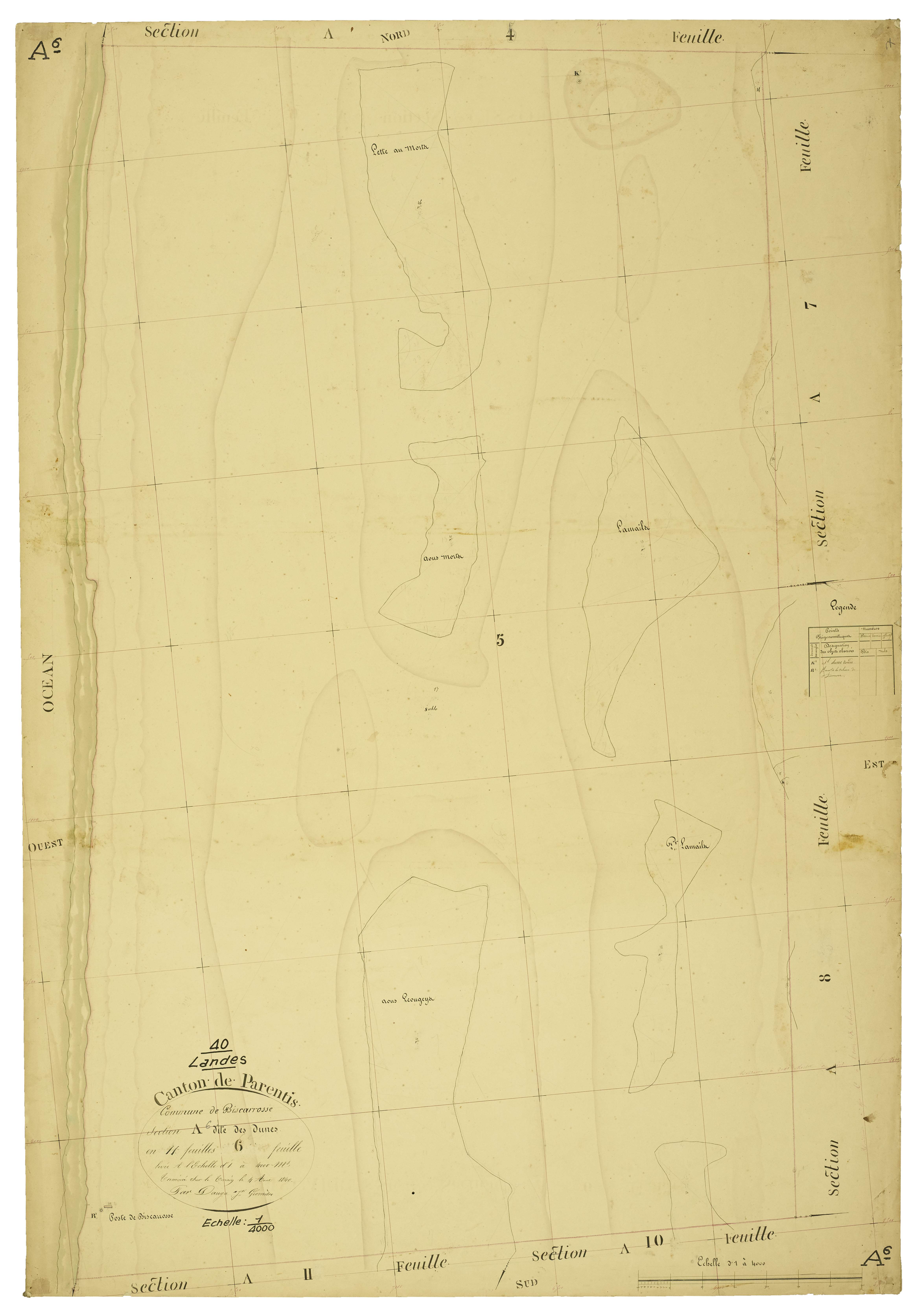 Biscarrosse - Section A, feuille 6
