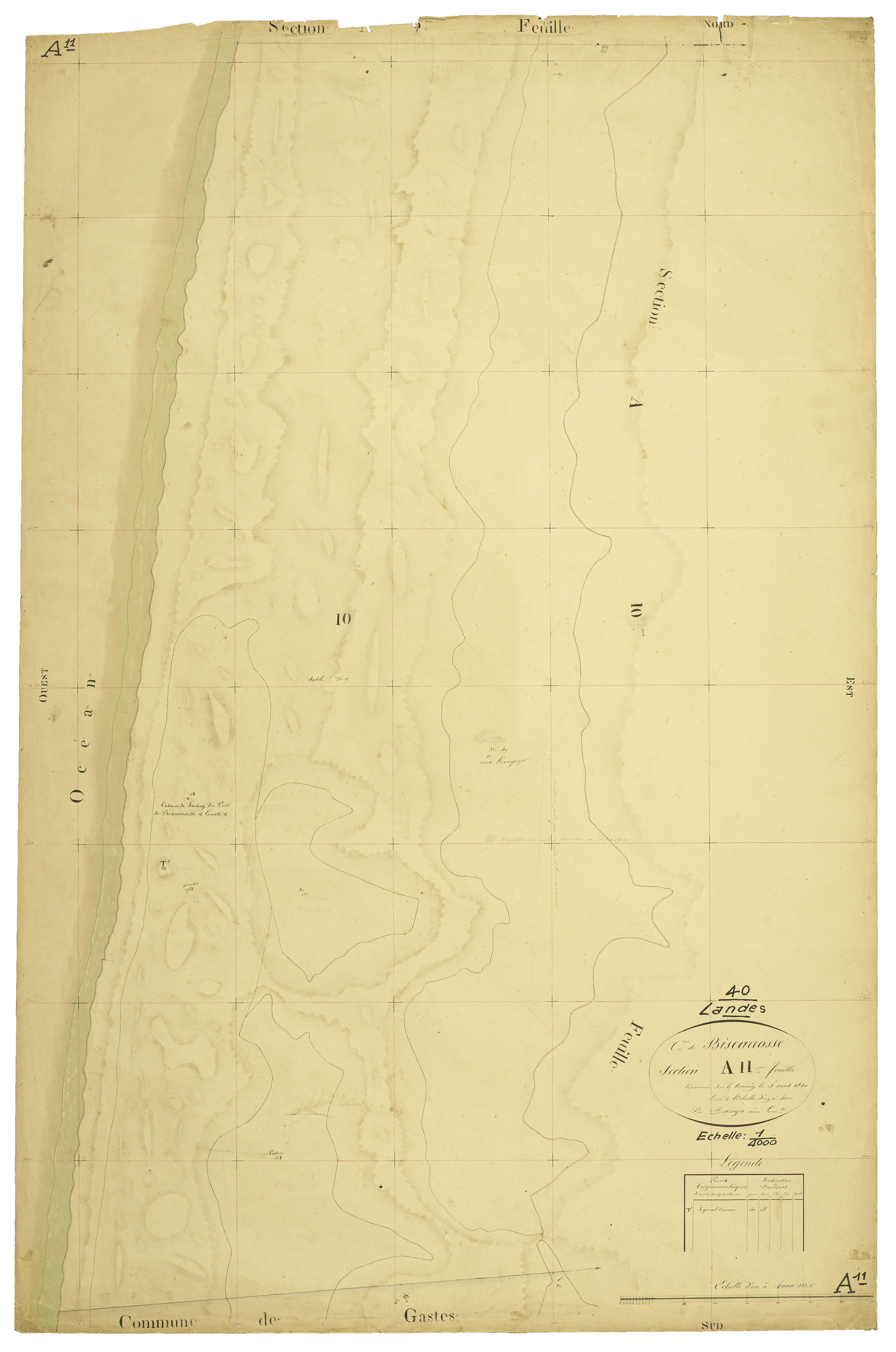 Biscarrosse - Section A, feuille 11