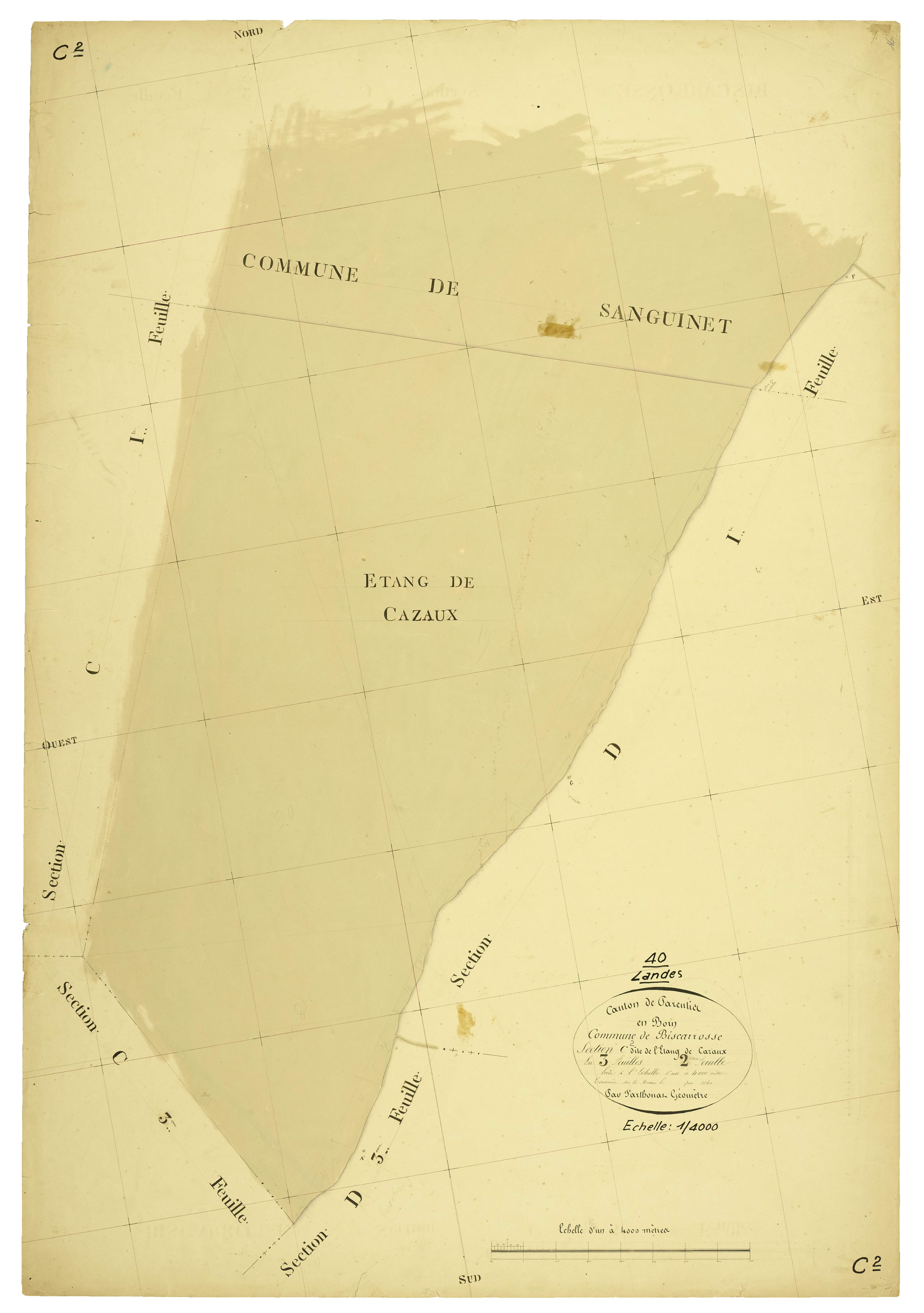 Biscarrosse - Section C, feuille 2
