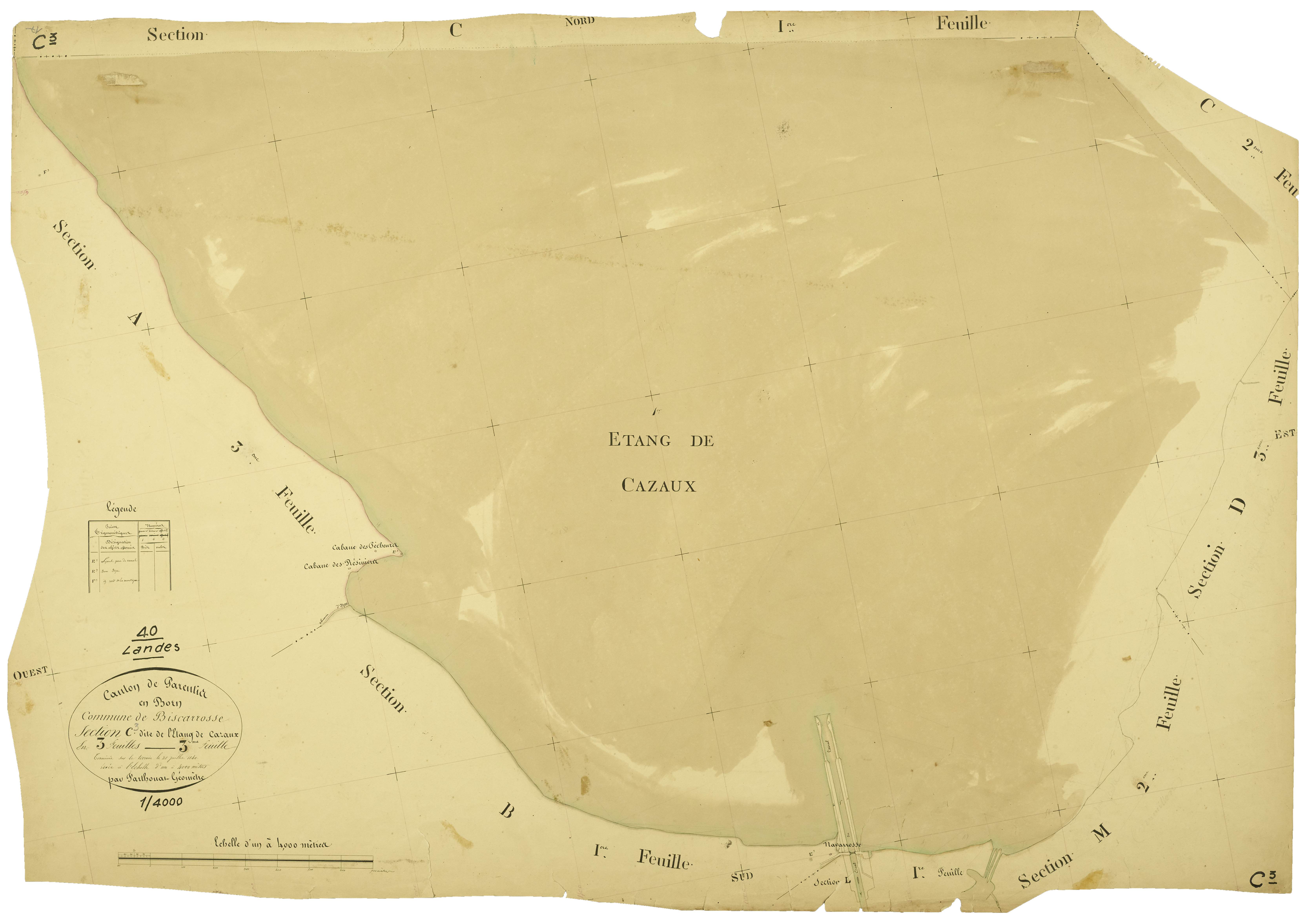 Biscarrosse - Section C, feuille 3