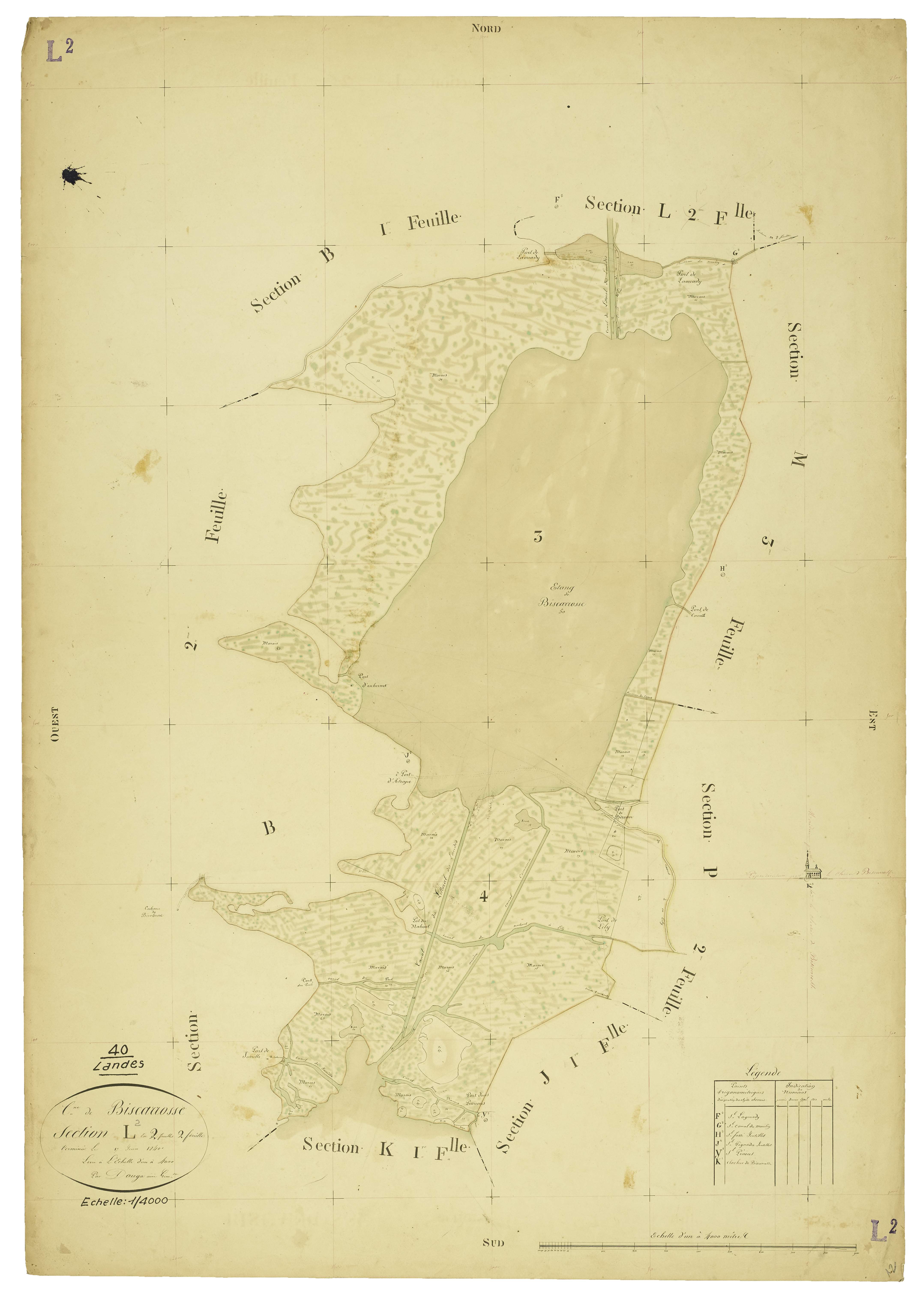 Biscarrosse - Section L, feuille 2