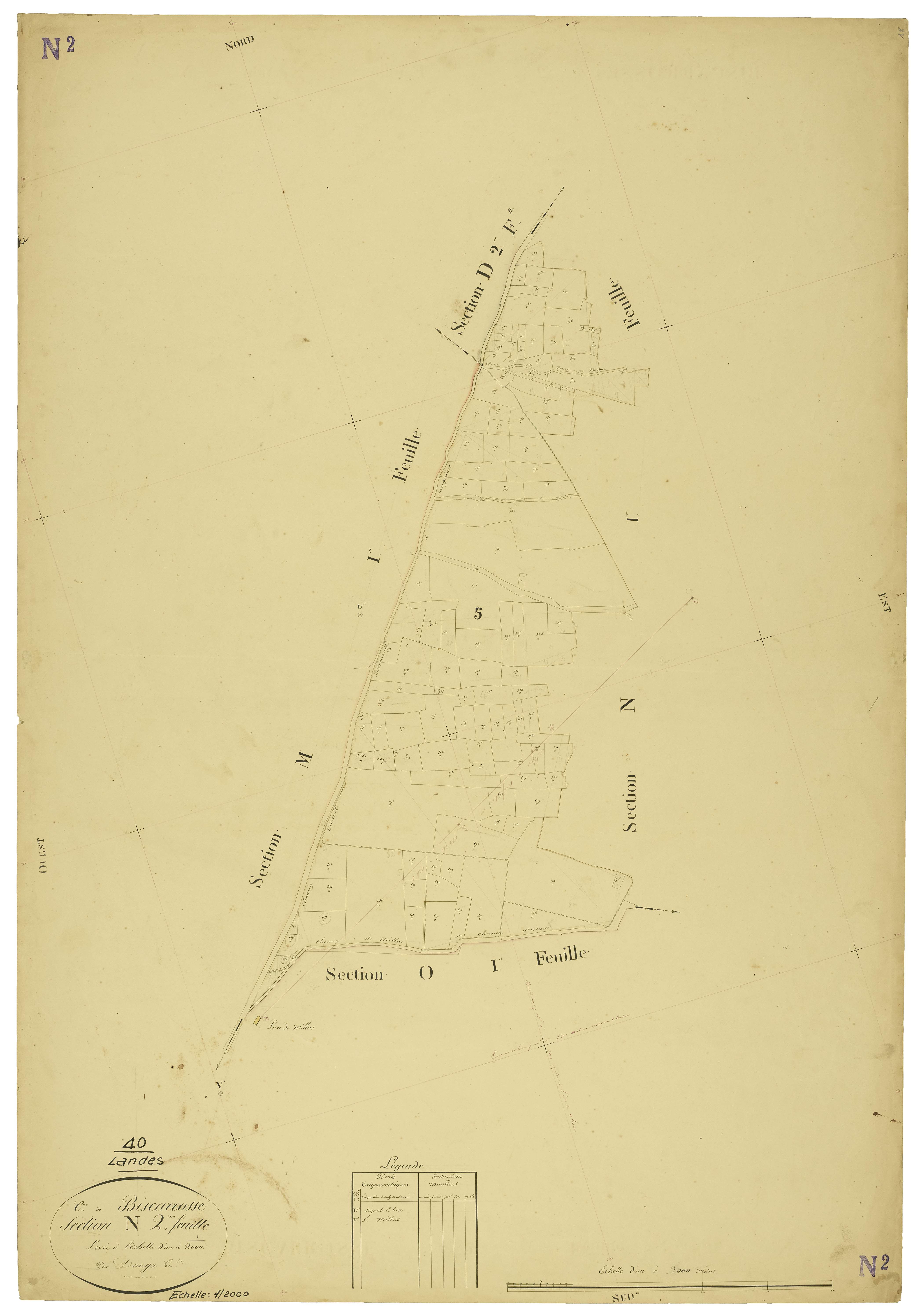 Biscarrosse - Section N, feuille 2