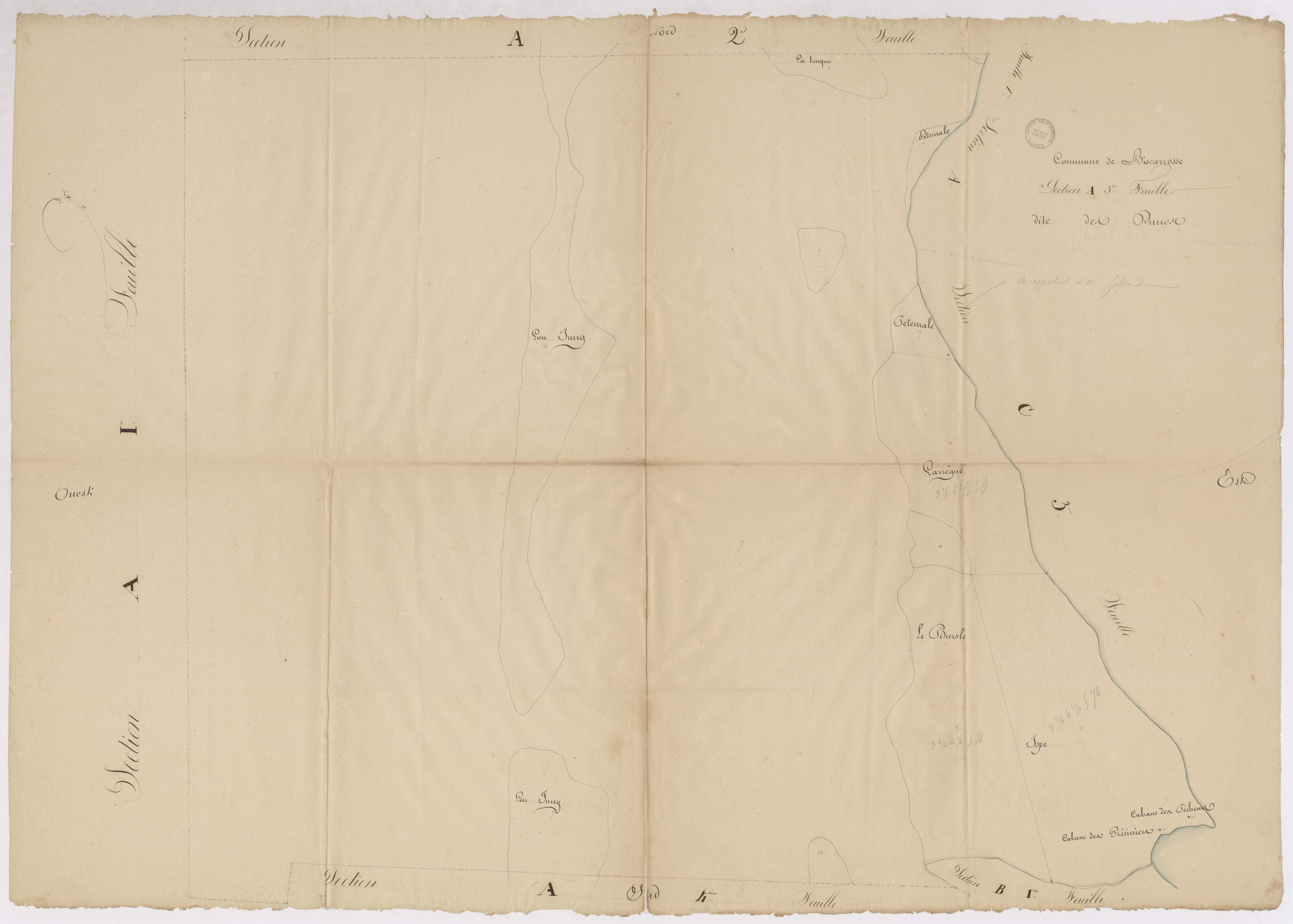 Biscarrosse - Section A, 3e feuille