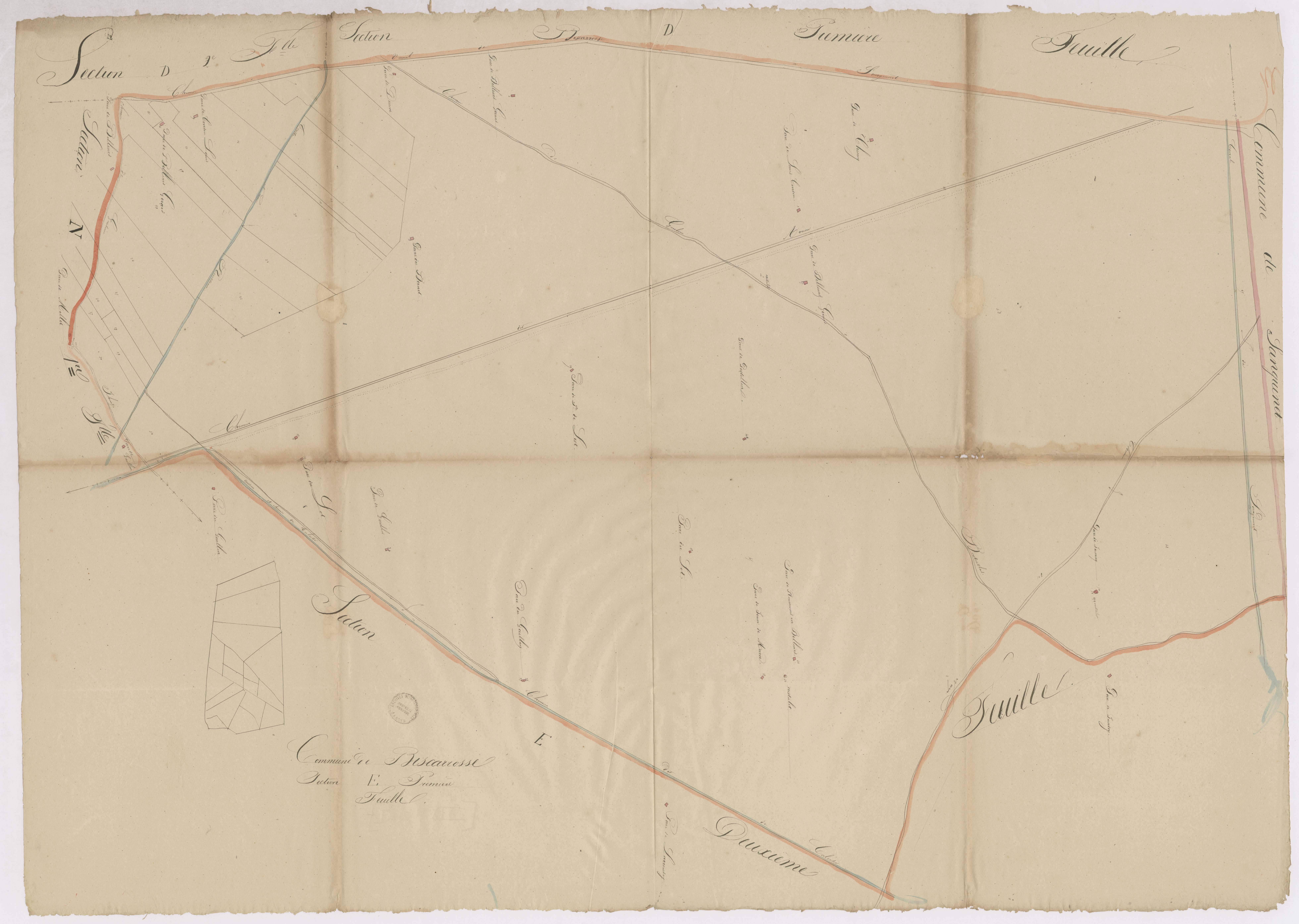 Biscarrosse - Section E, 1re feuille