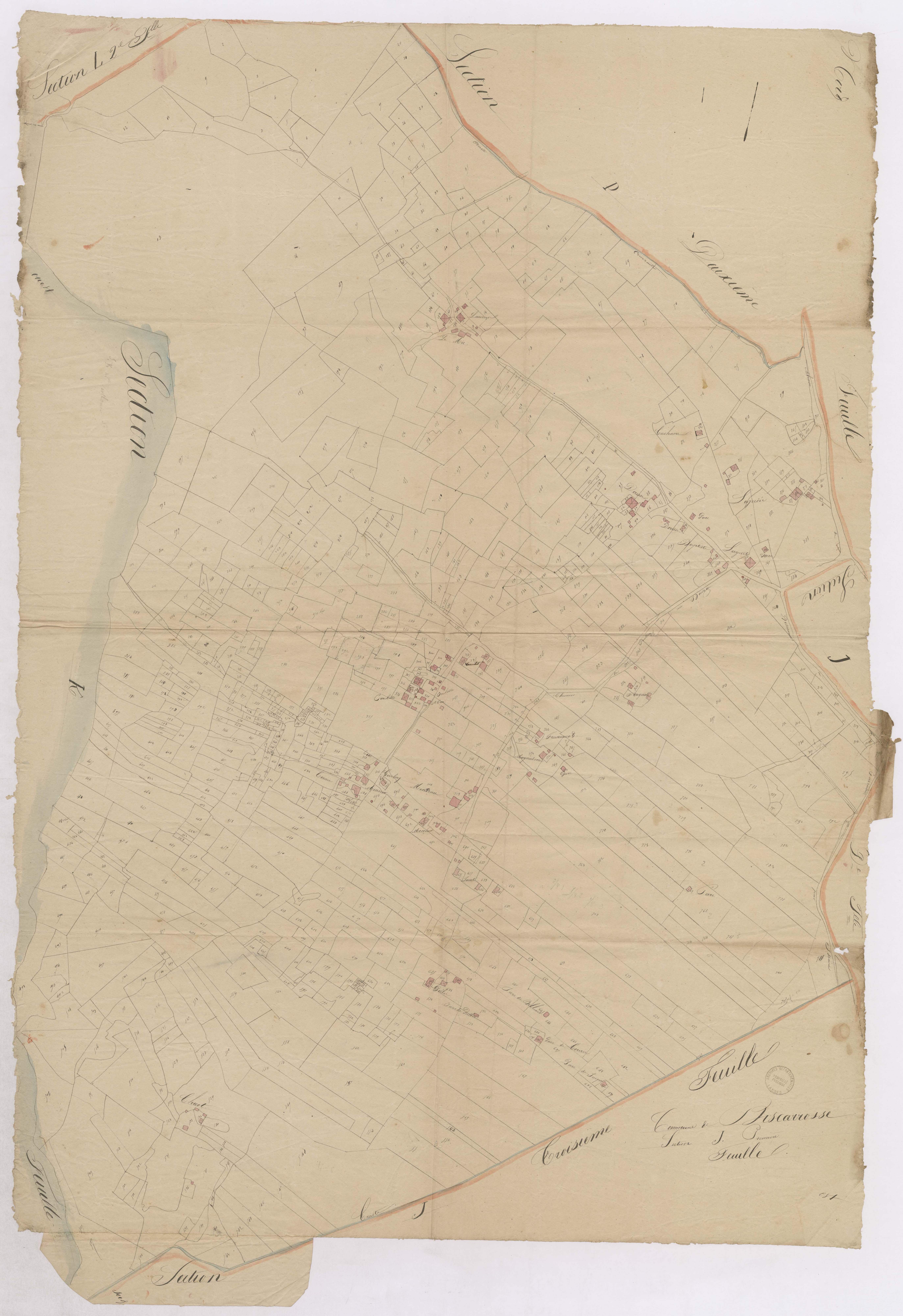 Biscarrosse - Section J, 1re feuille