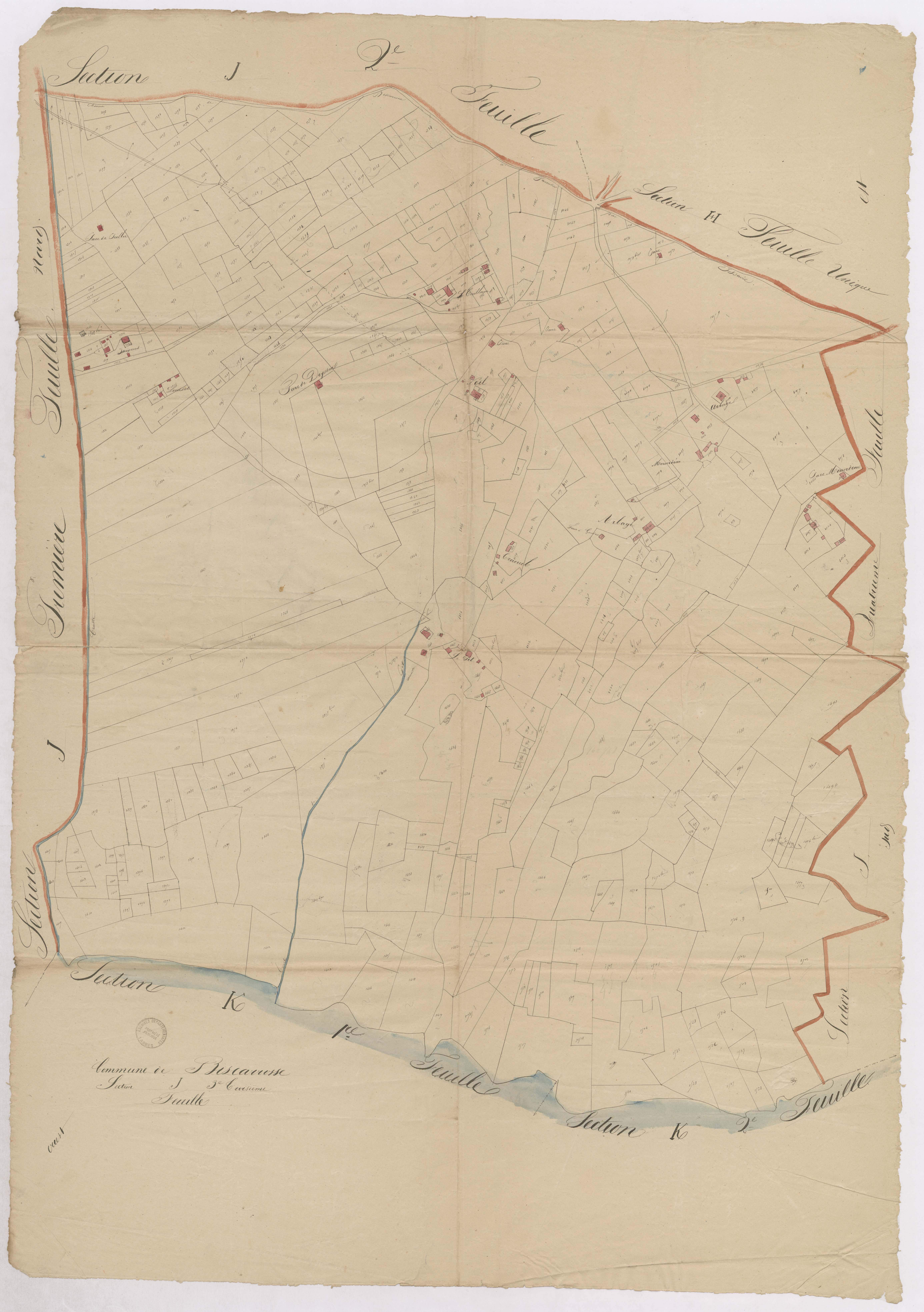 Biscarrosse - Section J, 3e feuille
