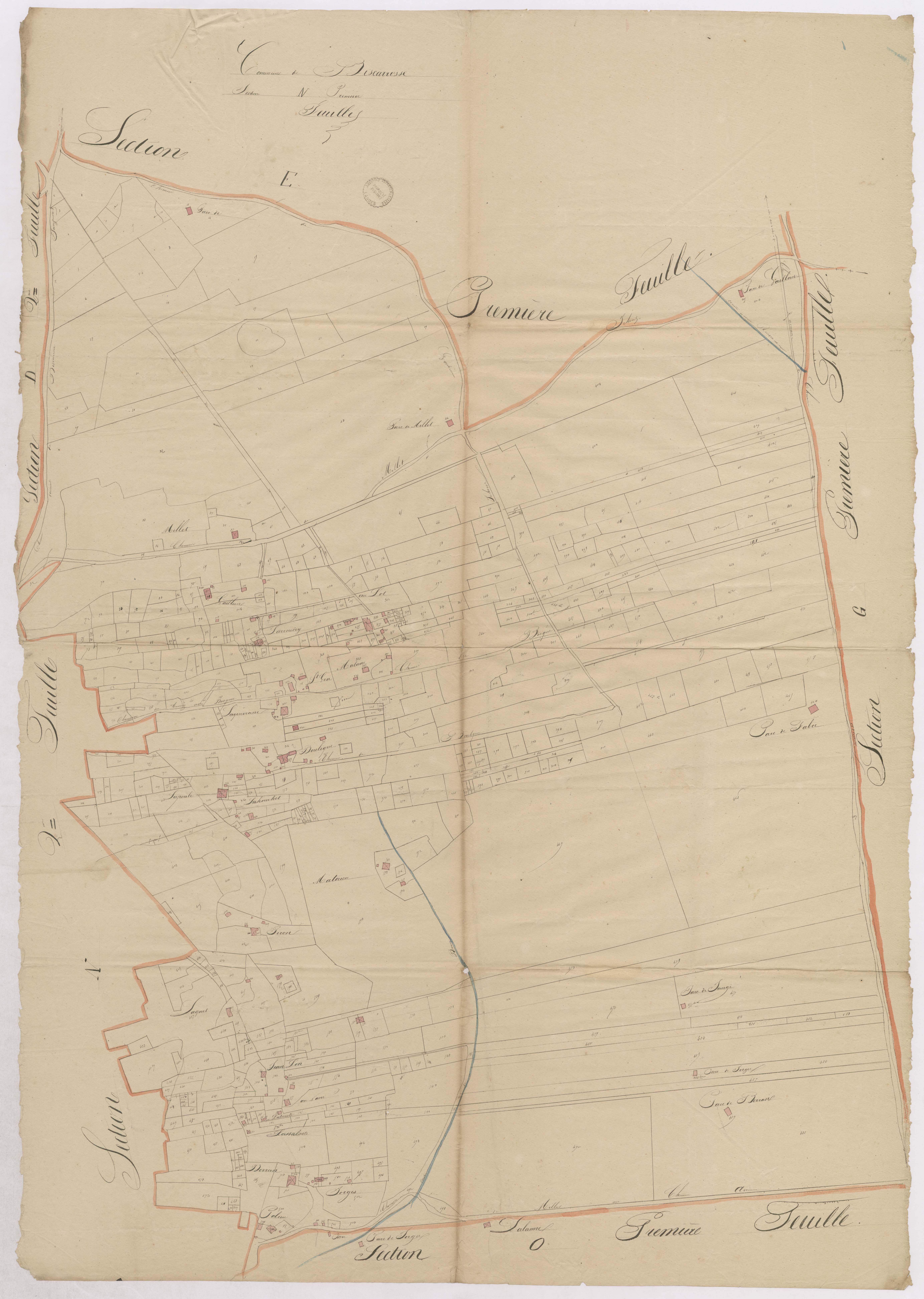 Biscarrosse - Section N, 1re feuille