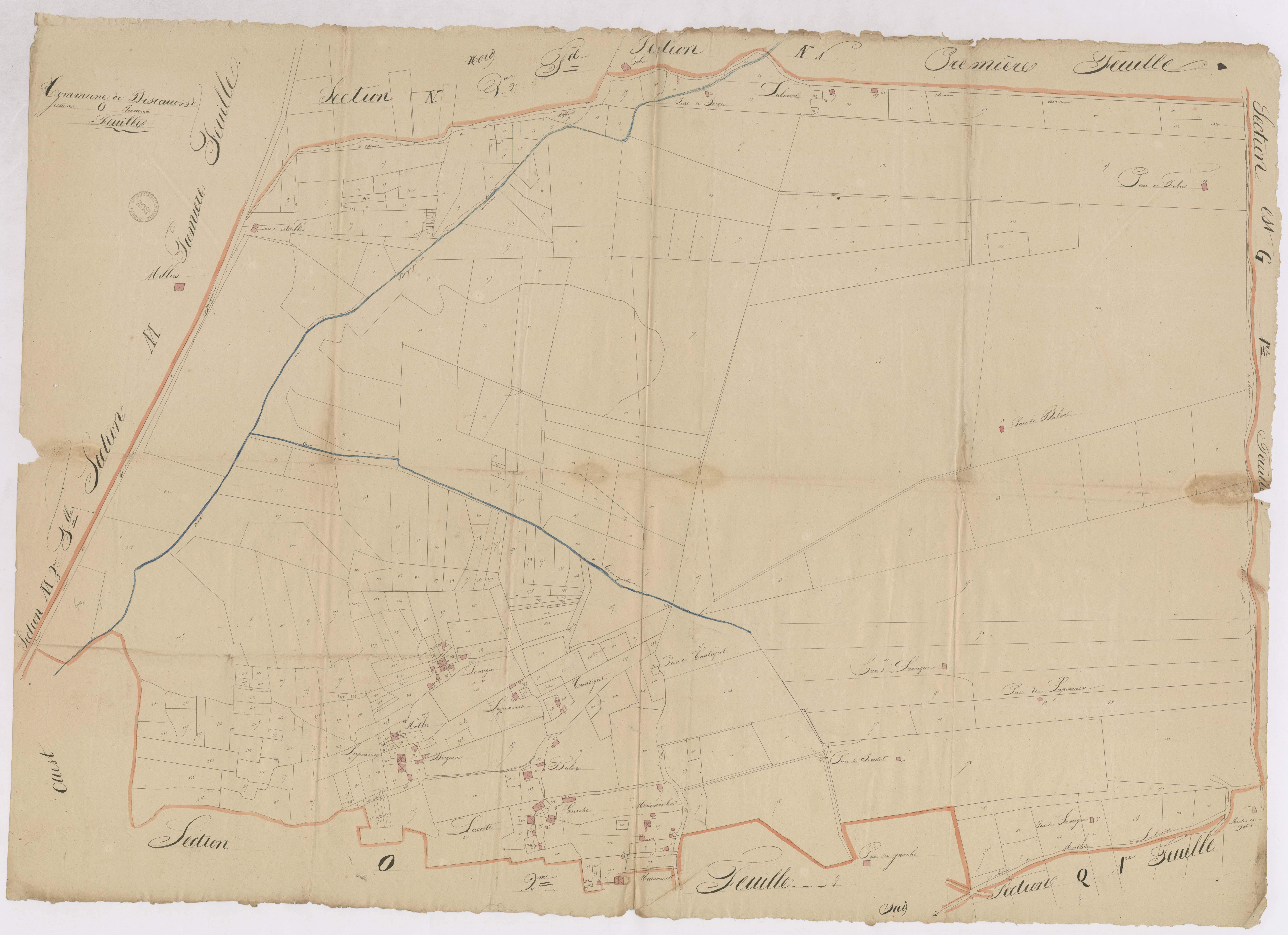 Biscarrosse - Section O, 1re feuille