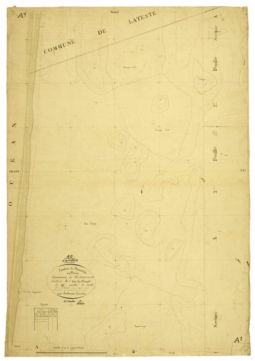 Biscarrosse - Section A, feuille 1