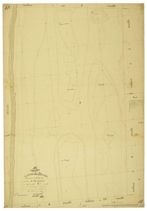 Biscarrosse - Section A, feuille 6