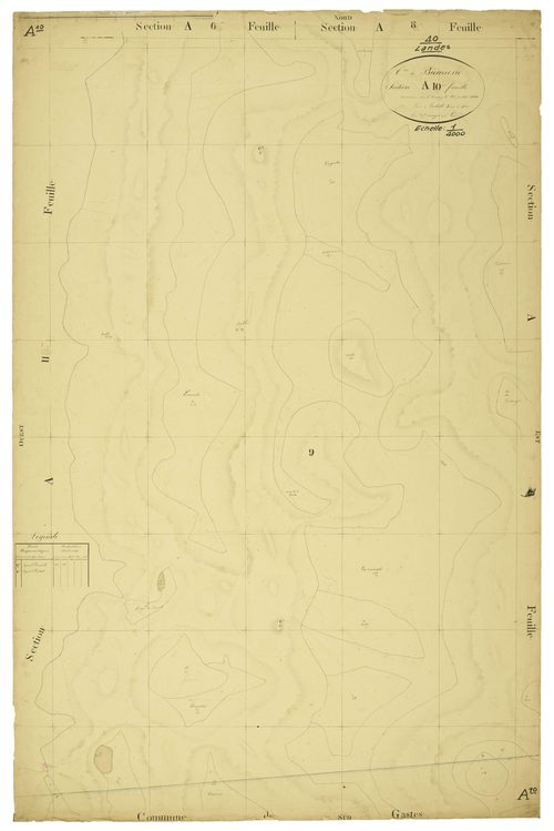 Biscarrosse - Section A, feuille 10