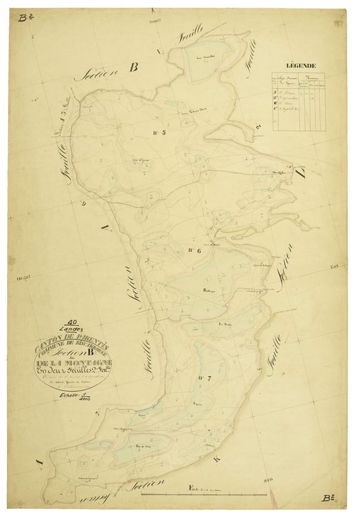 Biscarrosse - Section B, feuille 2