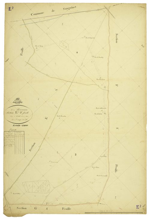 Biscarrosse - Section E, feuille 2