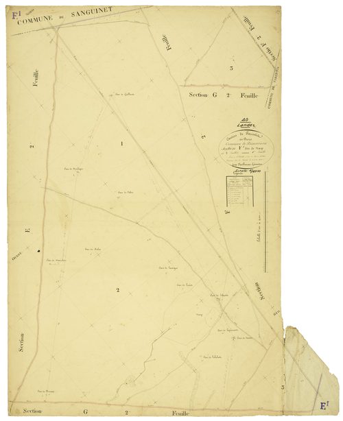 Biscarrosse - Section F, feuille 1