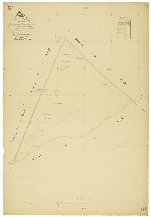 Biscarrosse - Section G, feuille 1