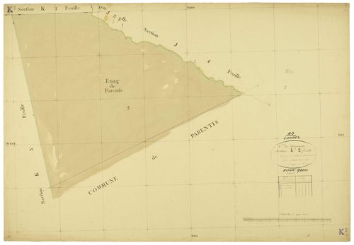 Biscarrosse - Section K, feuille 2