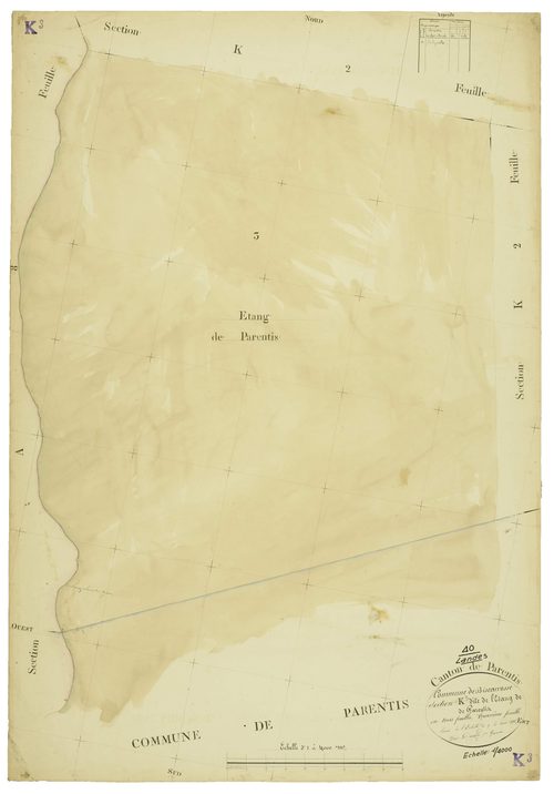 Biscarrosse - Section K, feuille 3