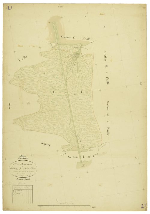 Biscarrosse - Section L, feuille 1