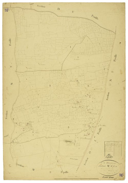 Biscarrosse - Section M, feuille 1
