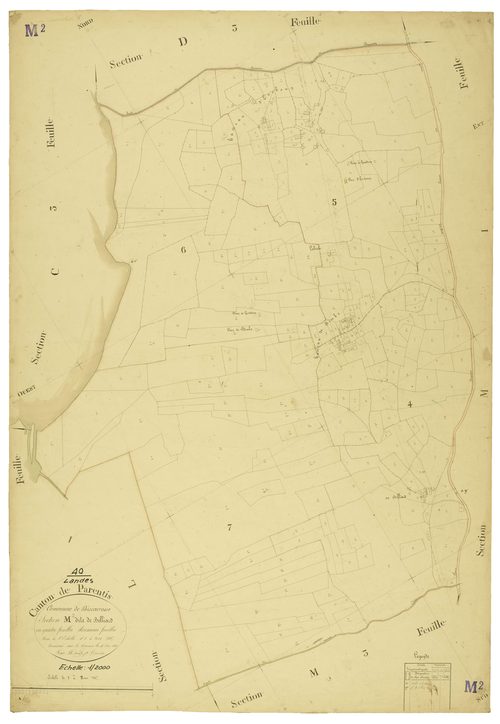 Biscarrosse - Section M, feuille 2