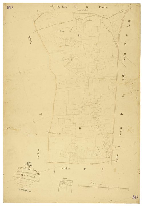 Biscarrosse - Section M, feuille 4