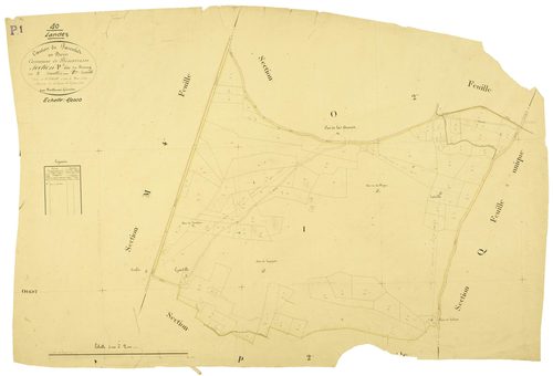 Biscarrosse - Section P, feuille 1