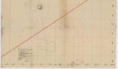 Biscarrosse - [Plan géométrique des Landes rases, par Lobgeois et F. Sarrazain, ingénieur et géomètre]