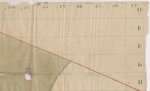 Biscarrosse - [Plan géométrique de l'Etang de Cazaux et alentours, par Lobgeois et F. Sarrazain, ingénieur et géomètre]