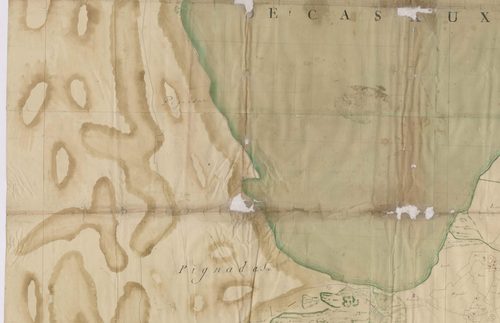 Biscarrosse - [Plan géométrique de l'Etang de Cazaux et alentours, par Lobgeois et F. Sarrazain, ingénieur et géomètre]