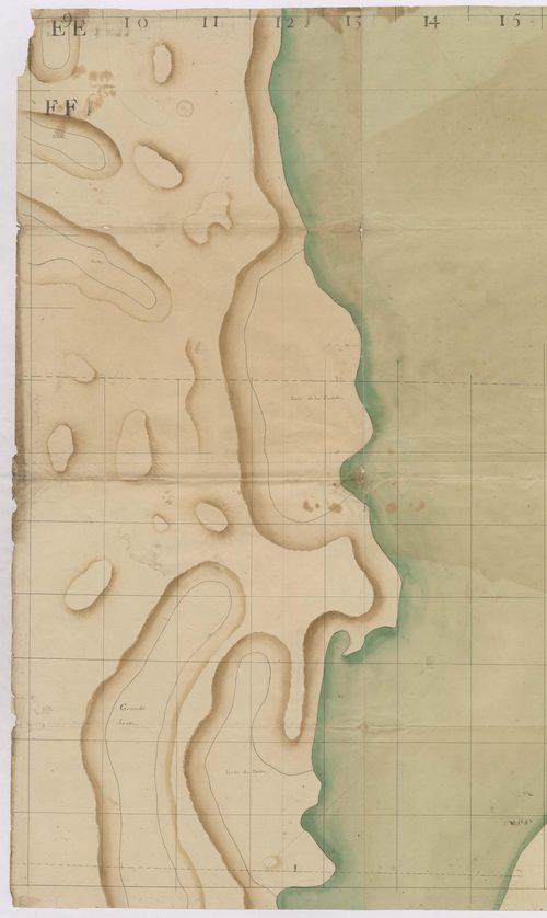 Biscarrosse - [Plan géométrique des Lettes et alentours, par Lobgeois et F. Sarrazain, ingénieur et géomètre]