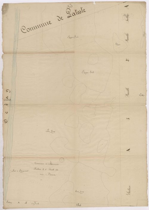 Biscarrosse - Section A, dite des Dunes, 1re  feuille