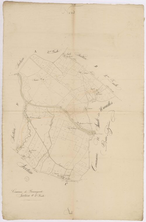 Bonnegarde - Section C, 1re feuille