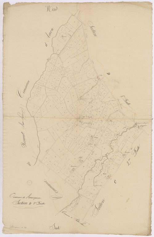 Bonnegarde - Section D, 2e feuille
