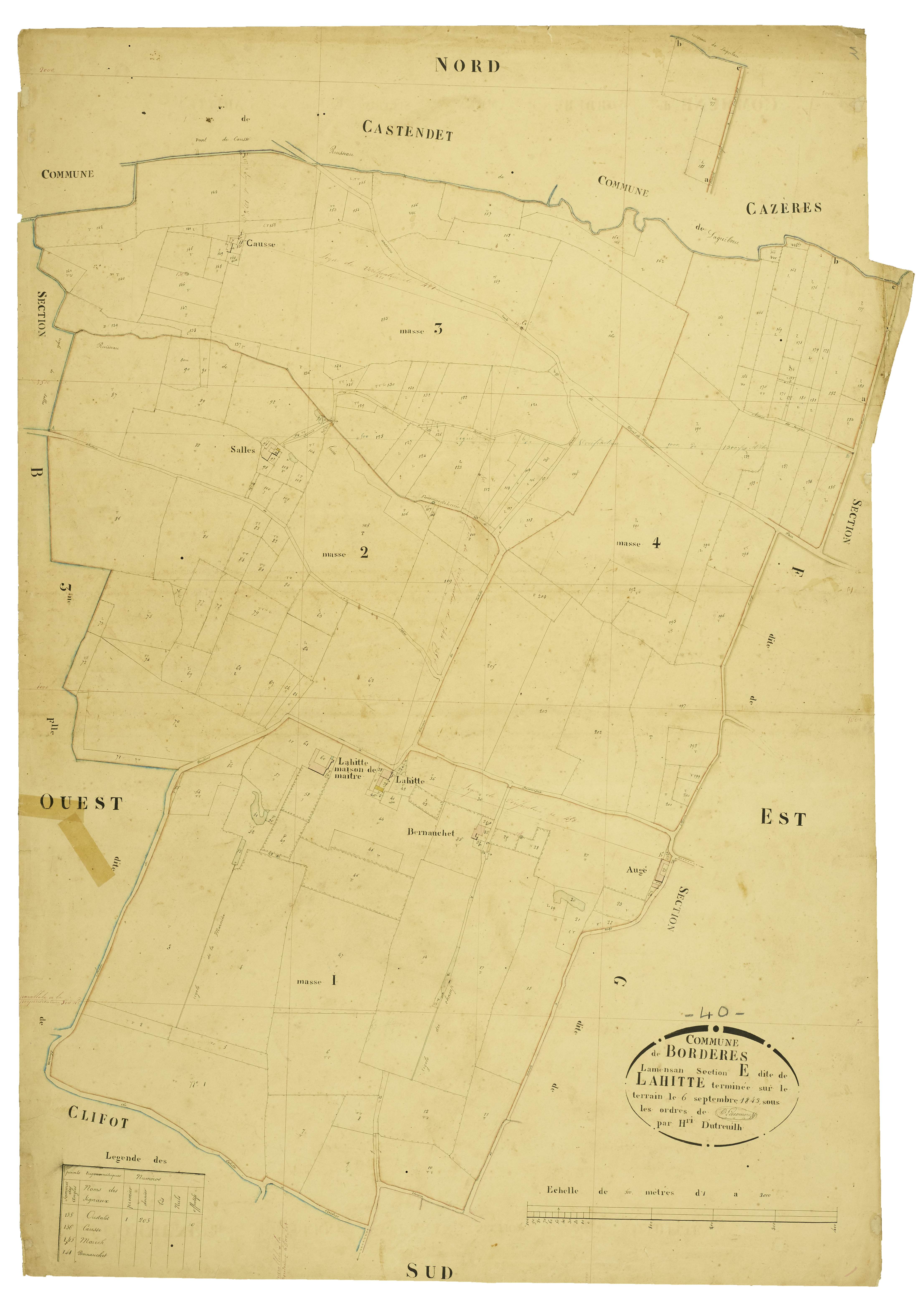 Bordères-et-Lamensans - Section E