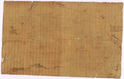 Bostens - Section B, dite du Moulin neuf, 1re partie, par Fagé géomètre