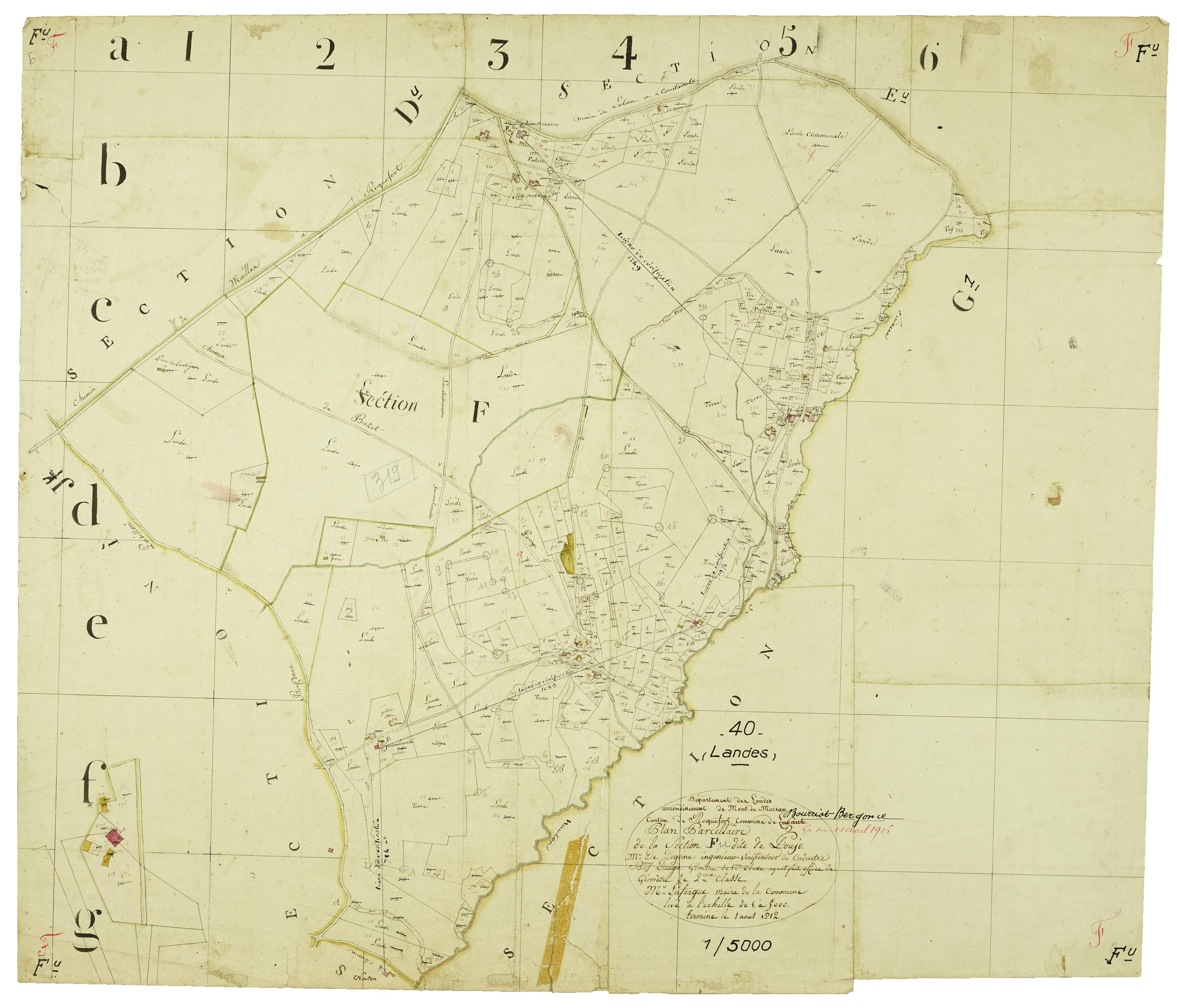 Bourriot-Bergonce - Section F