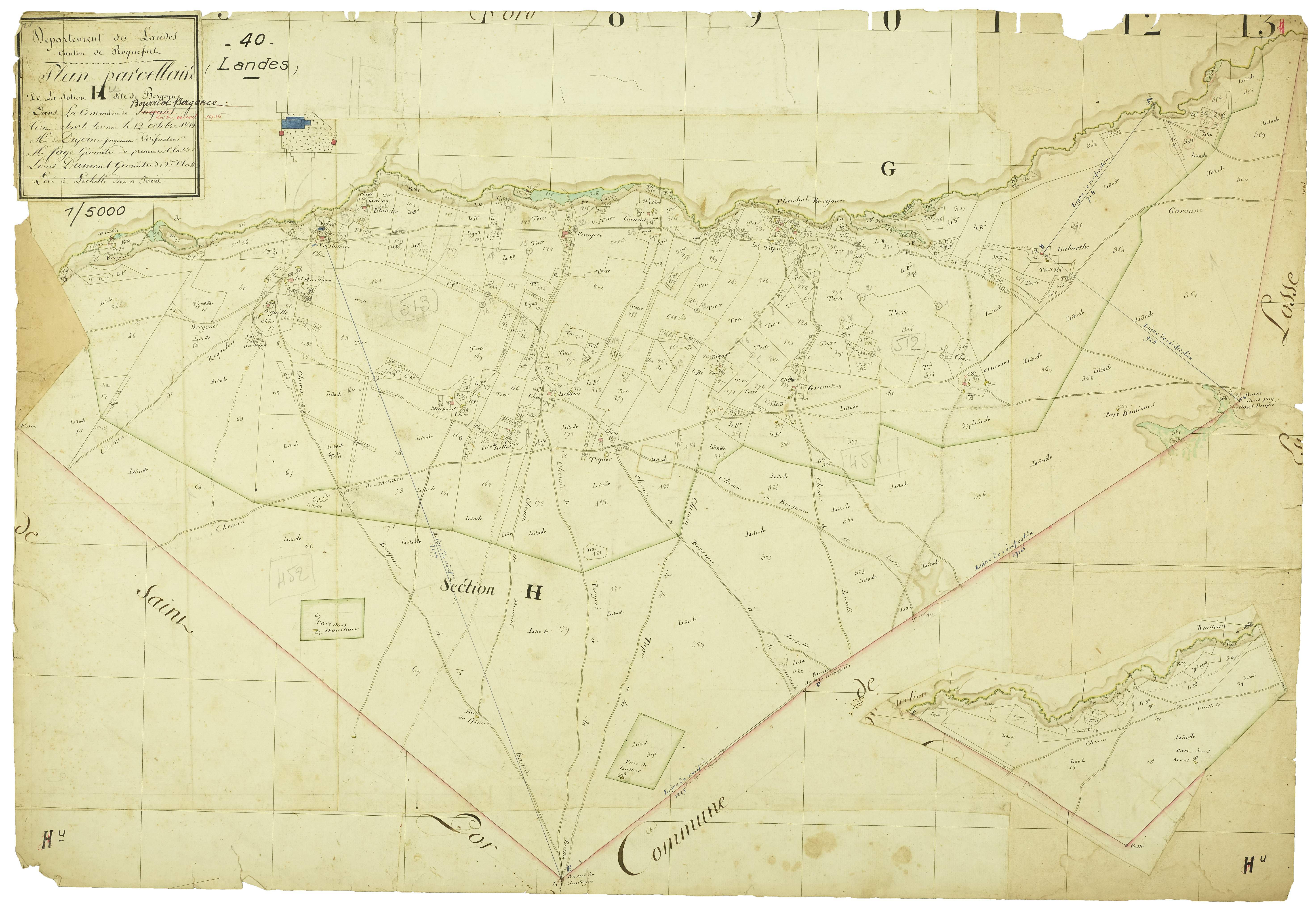Bourriot-Bergonce - Section H