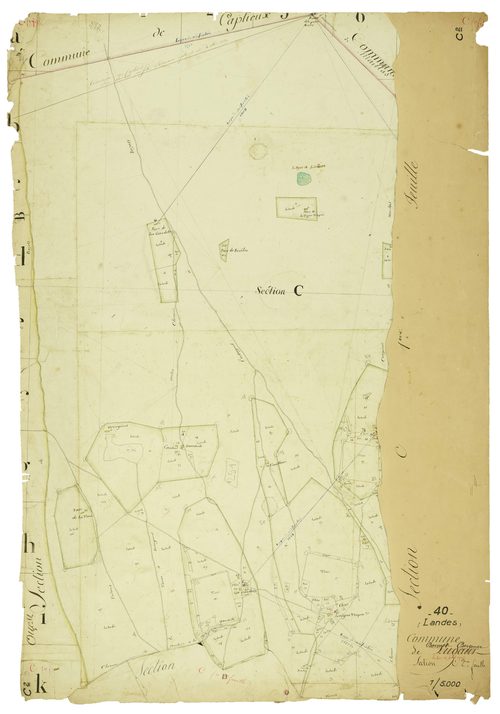 Bourriot-Bergonce - Section C, feuille 2