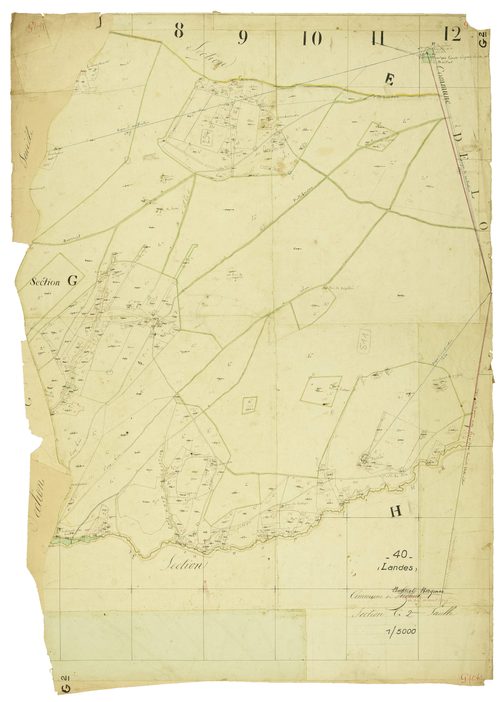 Bourriot-Bergonce - Section G, feuille 2