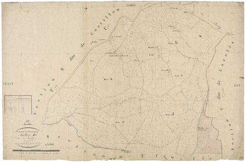 Brassempouy - Section D, feuille 1