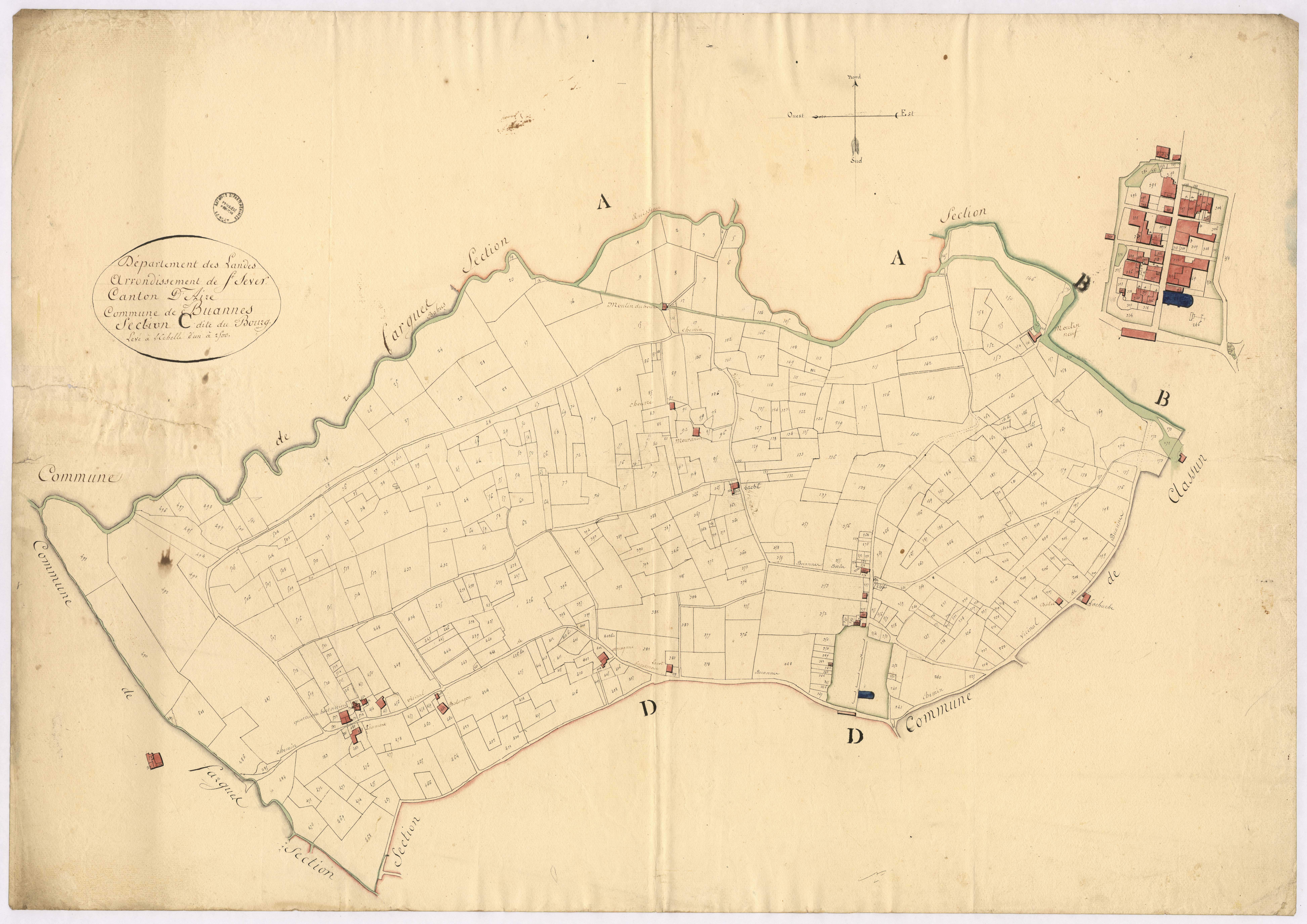 Buanes - Section C, dite du Bourg