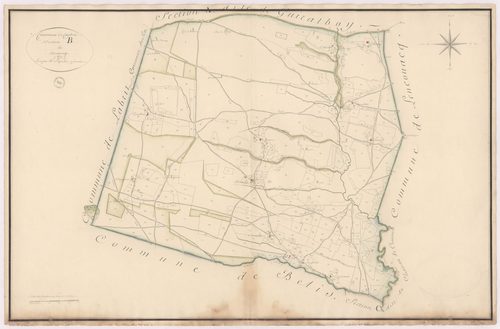 Cachen - Section B, dite de Maoücap, par Lagrolet géomètre