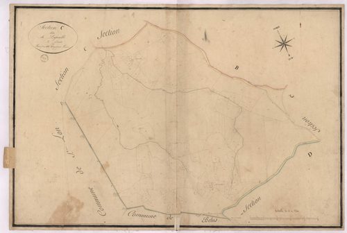 Cagnotte - Section C, dite de Lapouble, 2e feuille, par Vergoignan géomètre