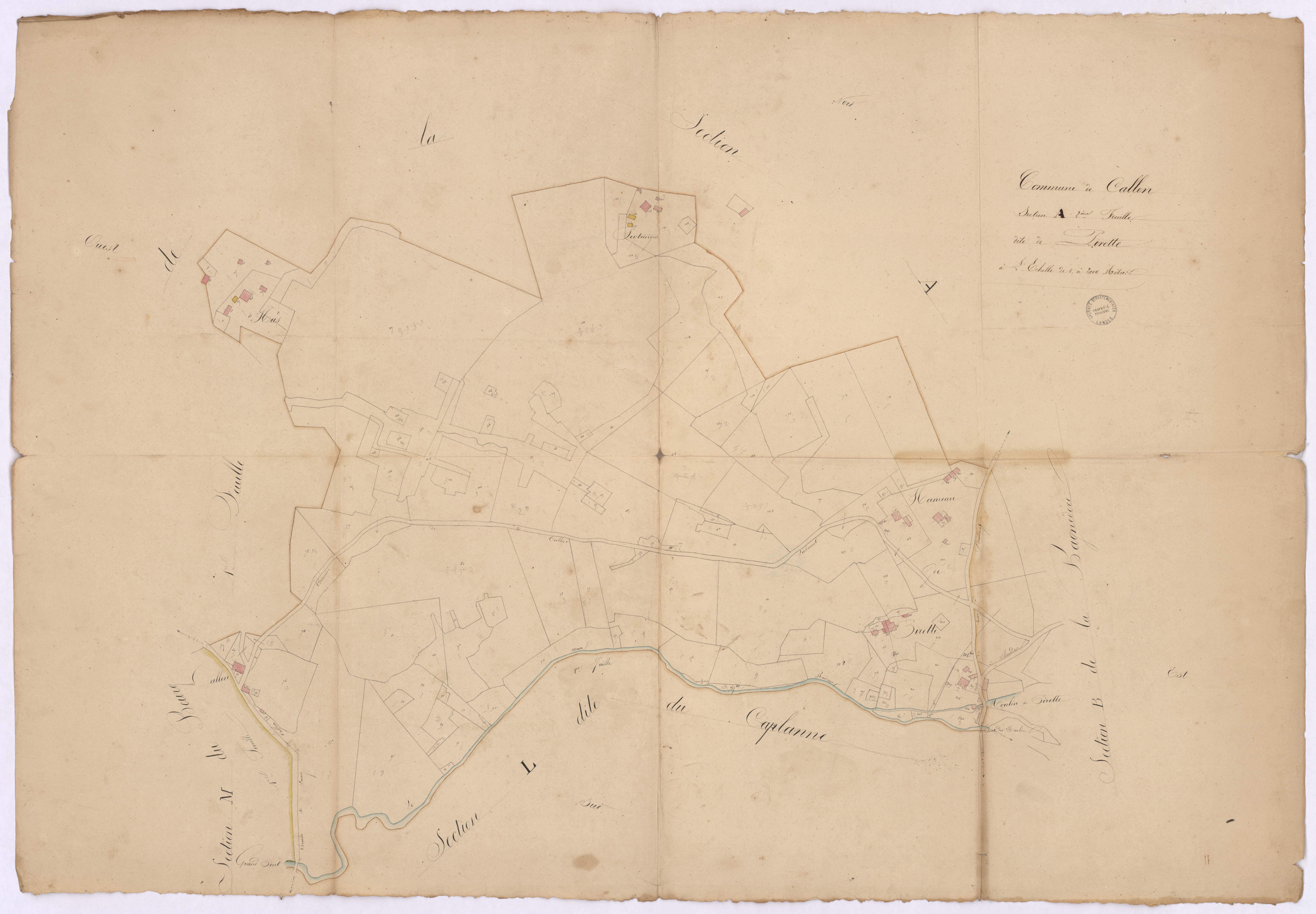 Callen - Section A, dite de Pirette, 2e feuille