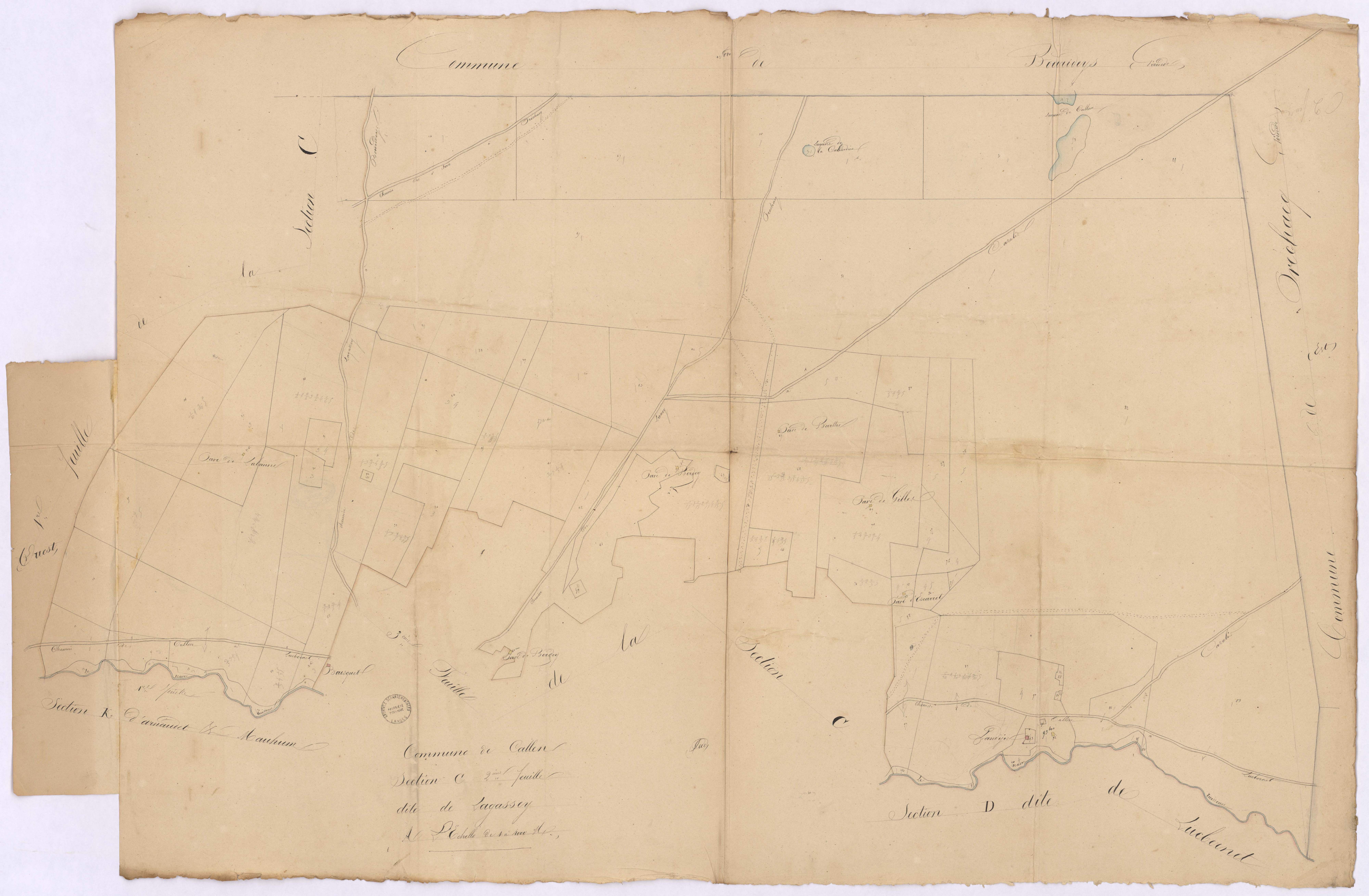 Callen - Section C, dite de Lagassey, 2e feuille