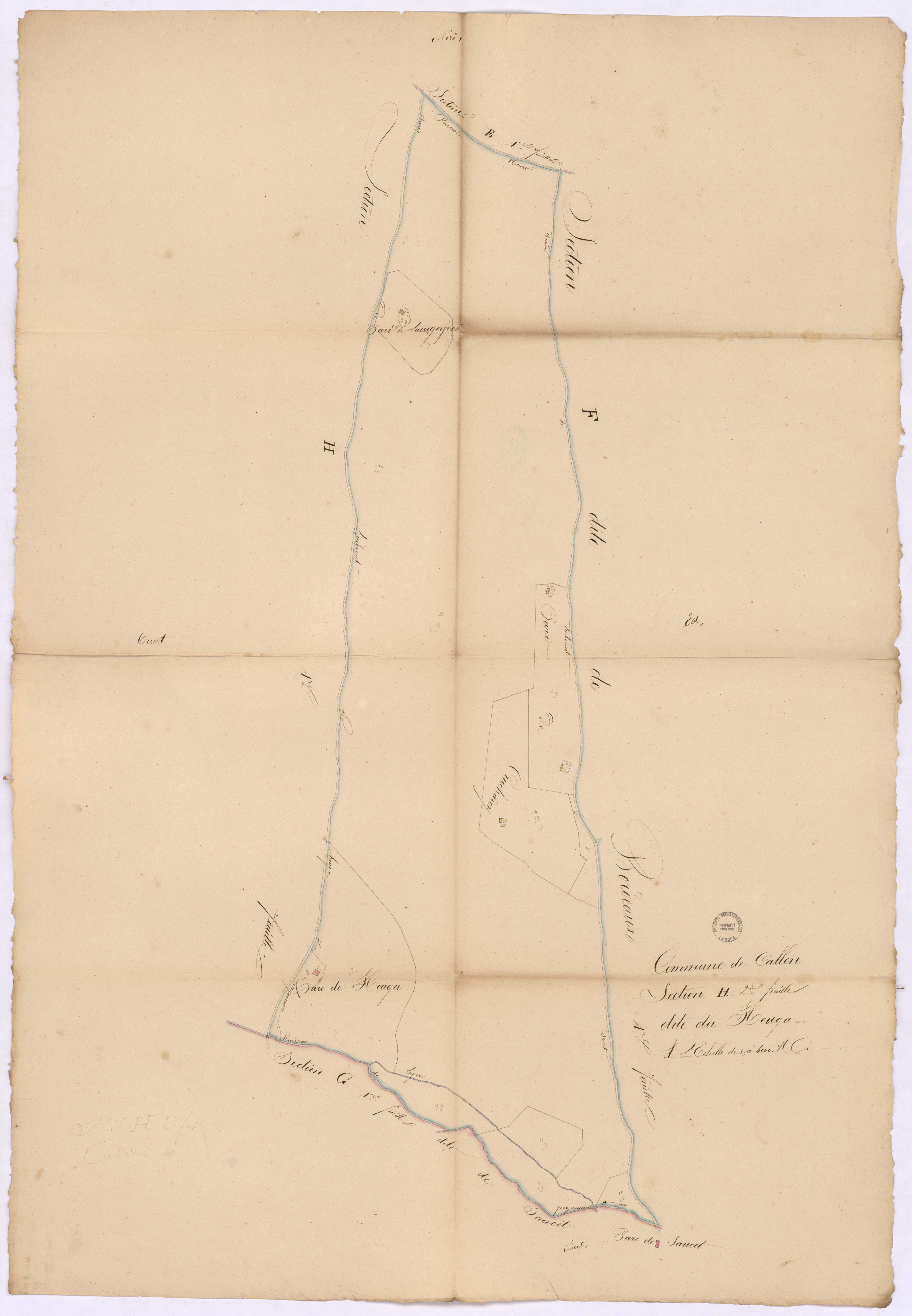 Callen - Section H, dite du Houga, 2e feuille