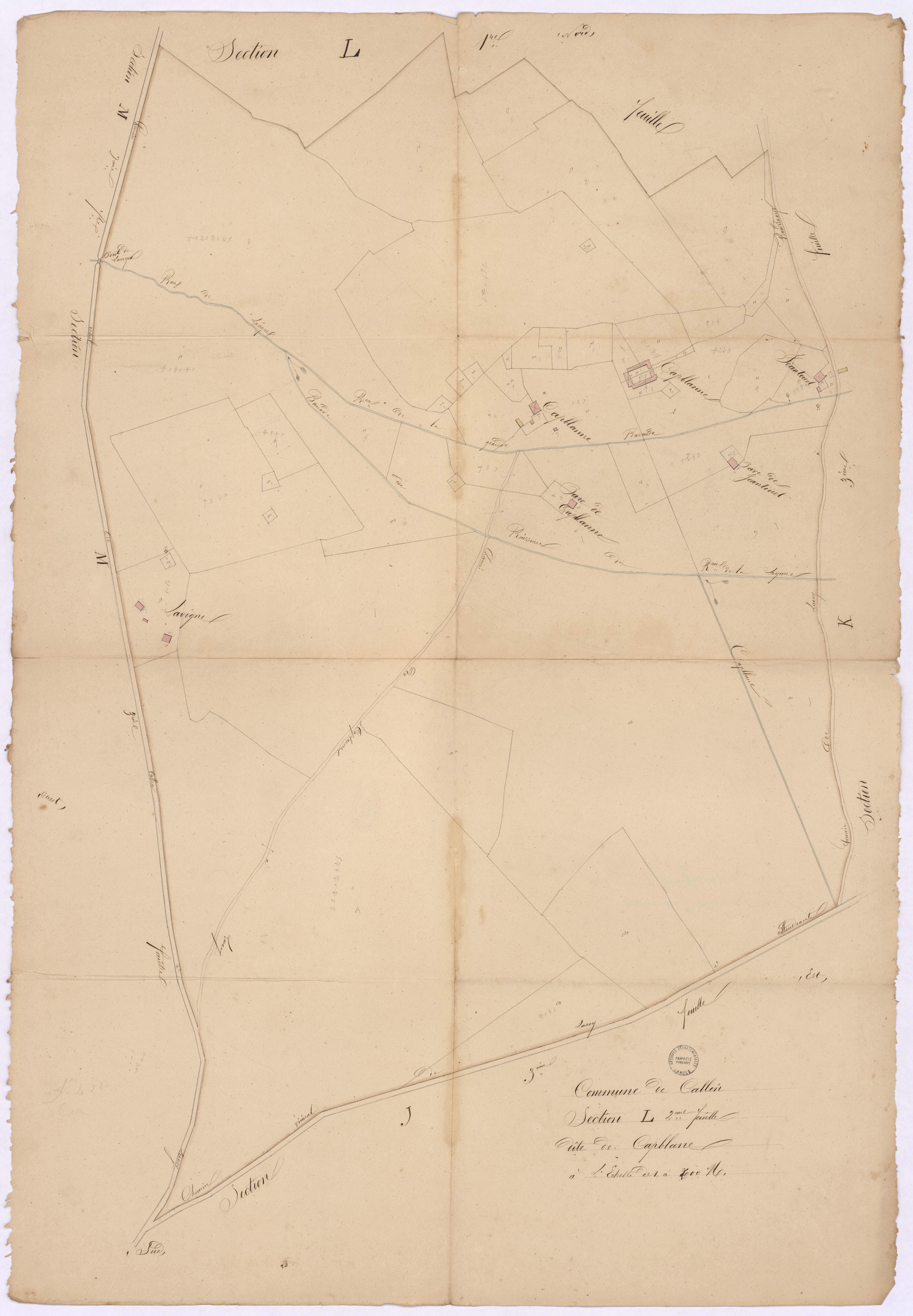 Callen - Section L, dite de Capblanc, 2e feuille