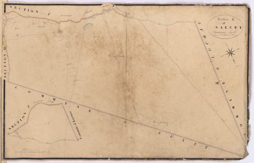 Callen - Section G, dite de Saucet, 2e feuille, par Brun cadet géomètre