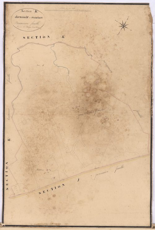 Callen - Section K, dite Darnaudet et Mauhum, 2e feuille, par Dauga Jeanté géomètre